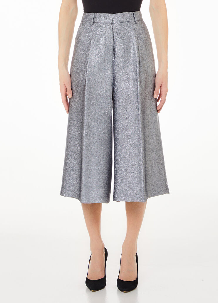 Bermudashorts mit Lurex® Silber Liu Jo - medium Bermudashorts mit Lurex® Silber Liu Jo - medium