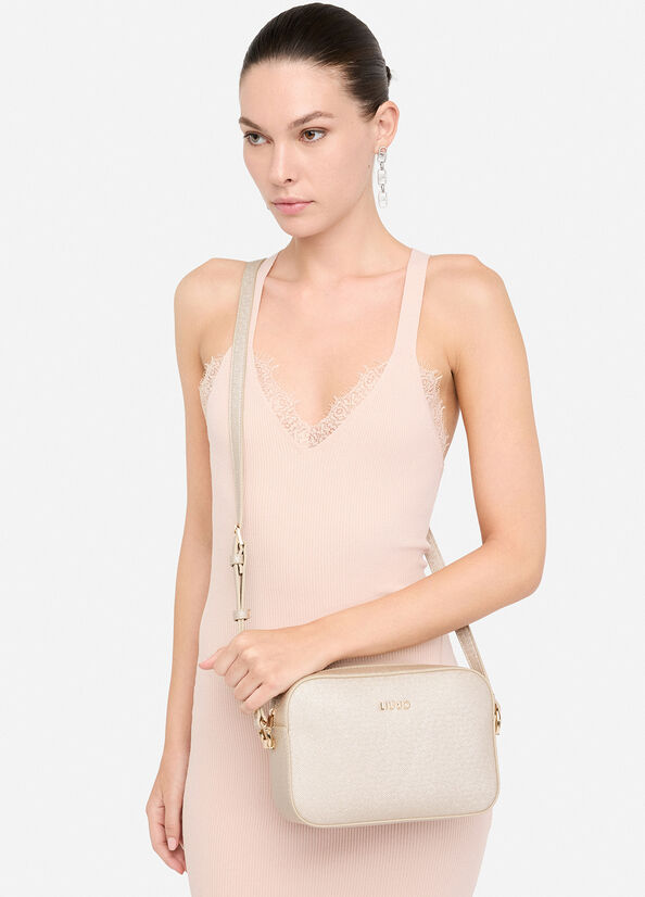 Small crossbody bag light gold Liu Jo - large image number 0