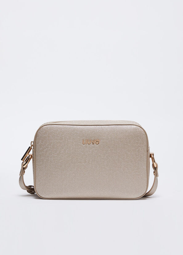 Borsa a tracolla piccola oro chiaro Liu Jo - large image number 1