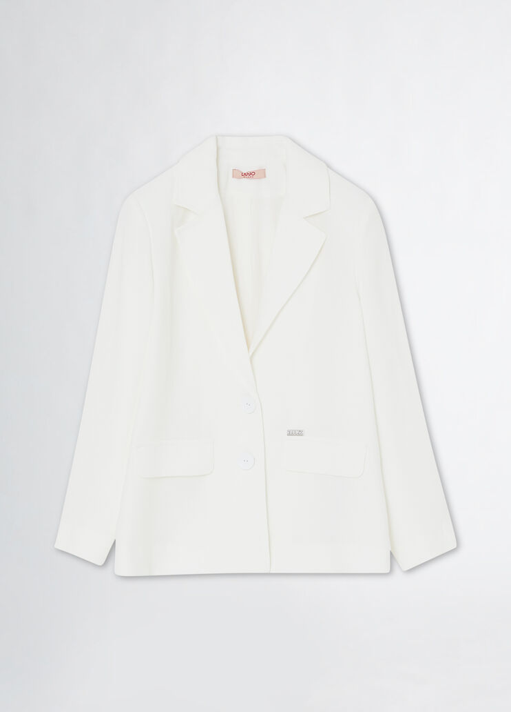 Single-breasted blazer white Liu Jo - medium