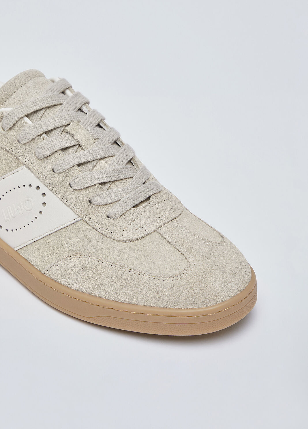 Men's suede sneakers beige Liu Jo - large image number 4