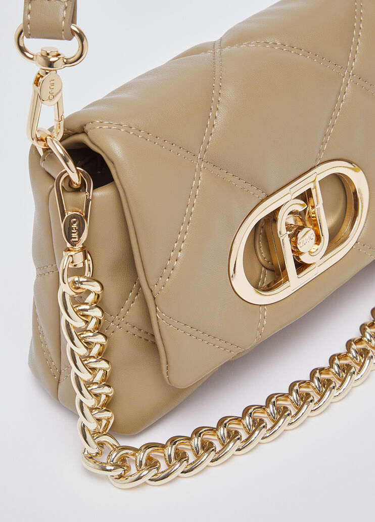 Bolso LaPuffy peque&ntilde;o guateado barro Liu Jo - medium