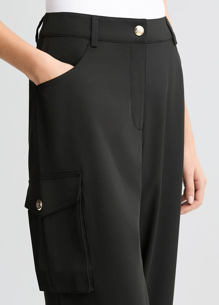 Black cargo trousers black Liu Jo - large image number 2 Black cargo trousers black Liu Jo - large image number 2