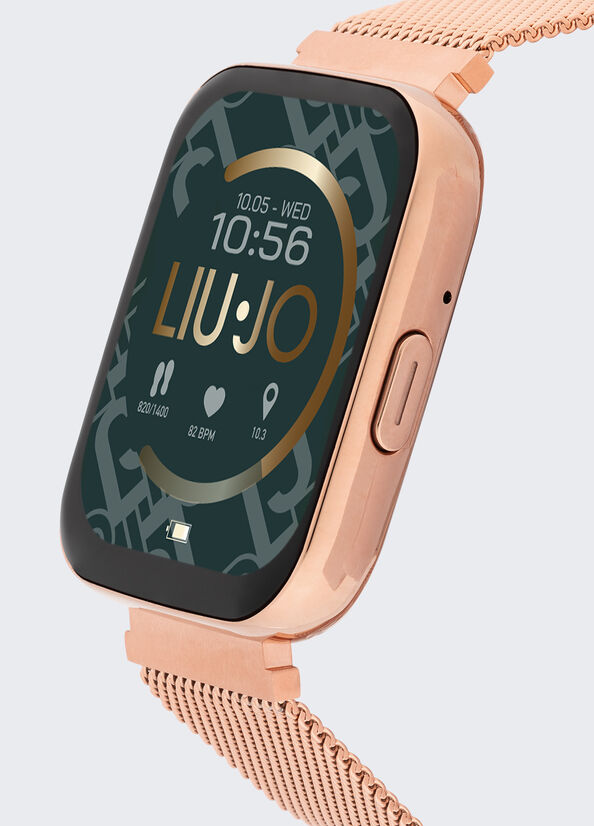 Smartwatch Liu Jo Donna Voce Rainbow Rose | Cinturino Acquamarina | Orologio Tecnologico Elegante