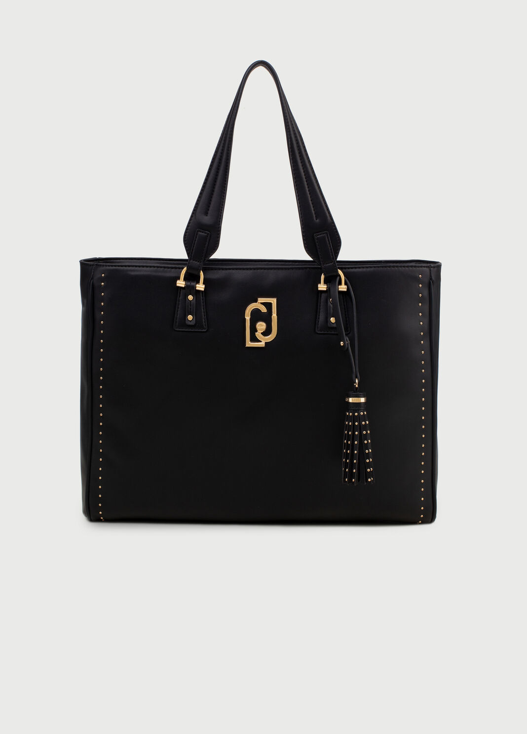 Shopping bag with charm Black Liu Jo - large image number 0