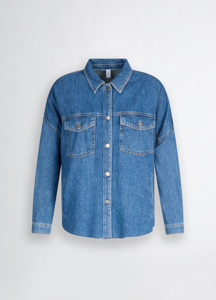 Denim shacket dark denim Liu Jo - large image number 6 Denim shacket dark denim Liu Jo - large image number 6