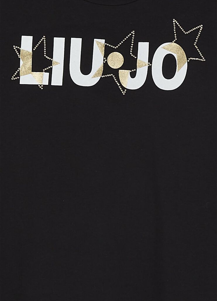 T-shirt with logo Black Liu Jo - large image number 2 T-shirt with logo Black Liu Jo - large image number 2
