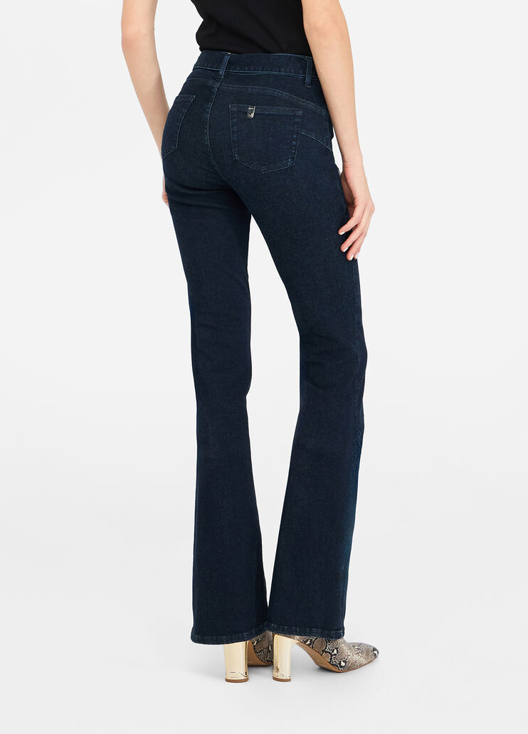 Flared jeans with belt blue denim Liu Jo - large image number 1 Flared jeans with belt blue denim Liu Jo - large image number 1