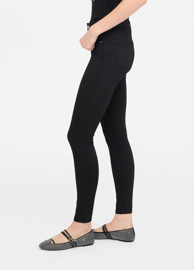 High-rise skinny trousers black Liu Jo - large image number 3
