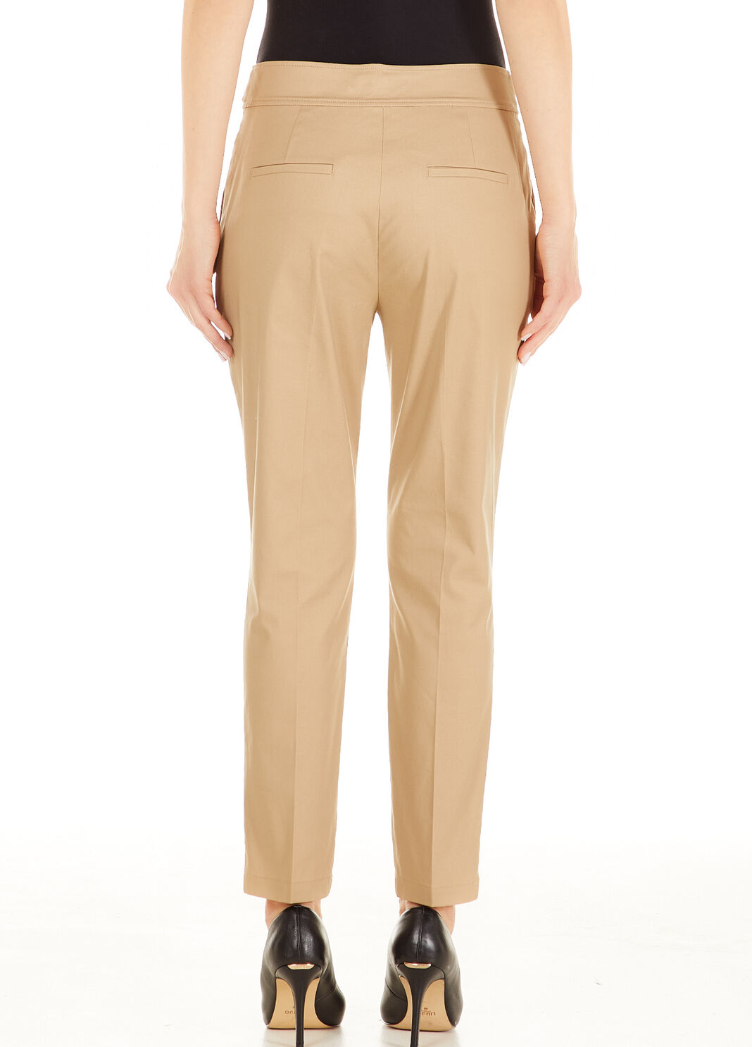 Cropped-Hose mit Kn&ouml;pfen Beige Liu Jo - large image number 1