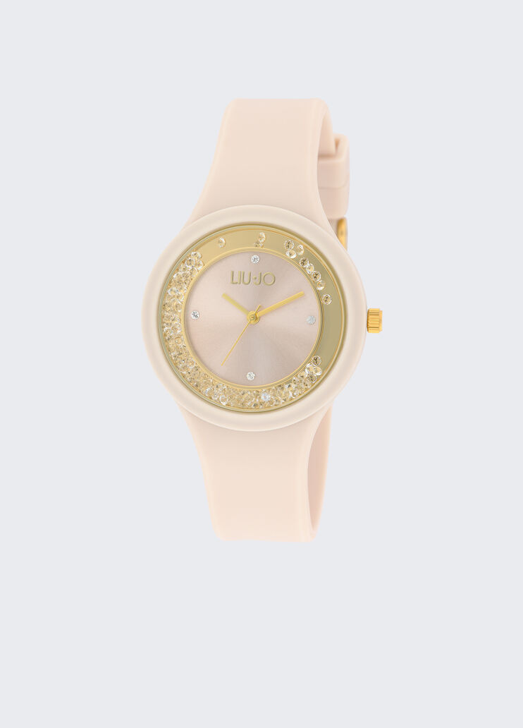 Silicone watch with brill pink Liu Jo - medium Silicone watch with brill pink Liu Jo - medium