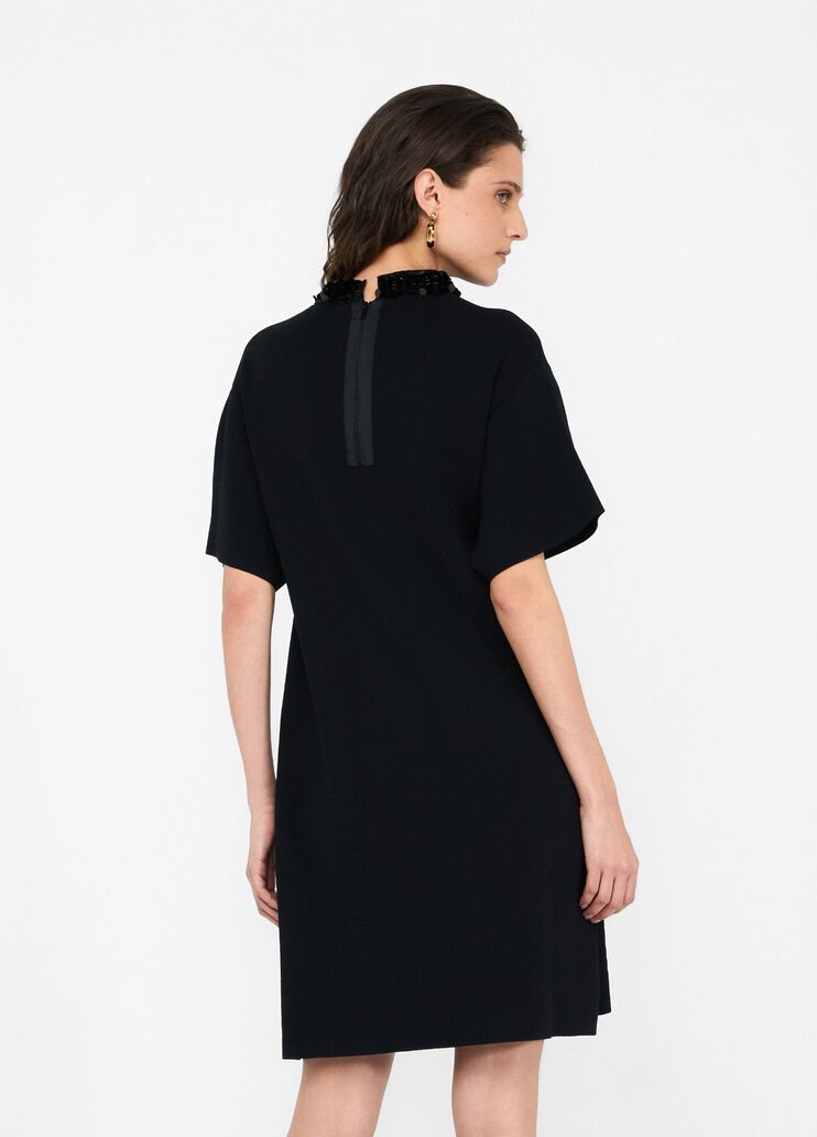 Dress with sequins black Liu Jo - large image number 1 Dress with sequins black Liu Jo - large image number 1