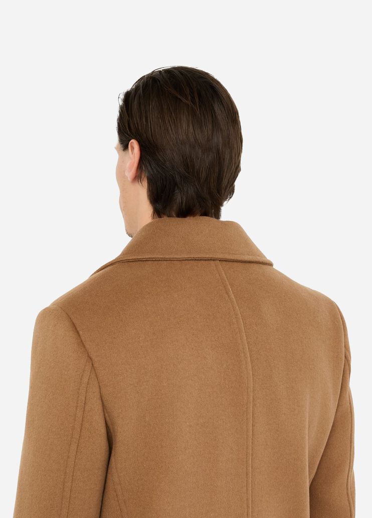 Wool and cashmere peacoat terracotta Liu Jo - large image number 4