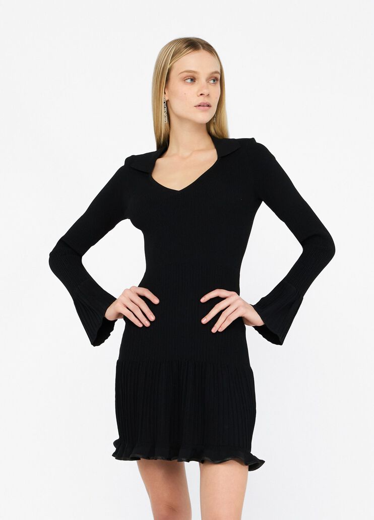 Short knit dress black Liu Jo - large image number 0 Short knit dress black Liu Jo - large image number 0