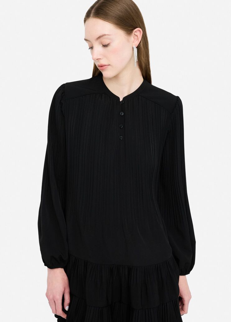Short crêpe de chine dress black Liu Jo - large image number 2 Short crêpe de chine dress black Liu Jo - large image number 2