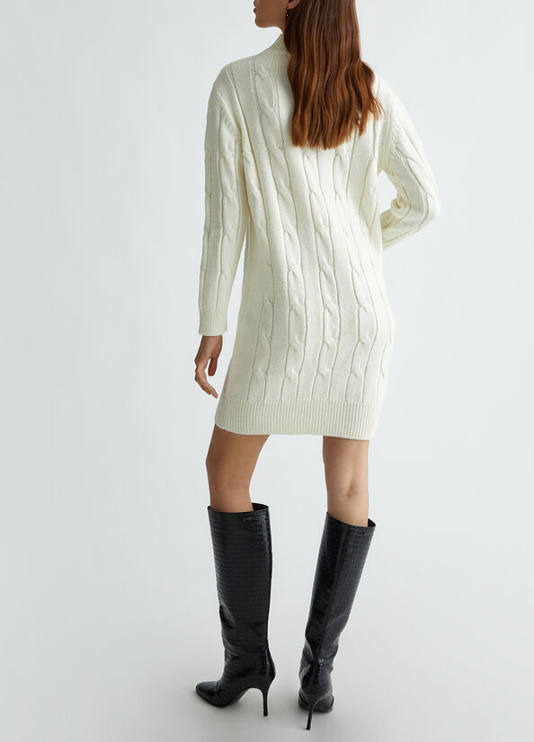 Robe en maille blanc Liu Jo - large image number 1