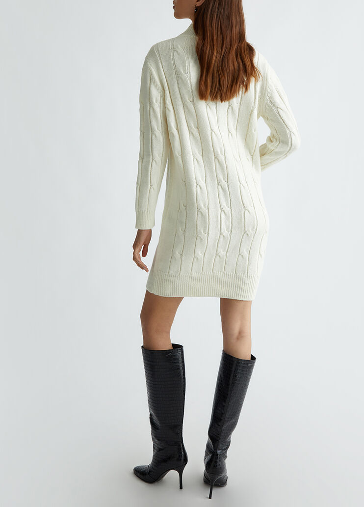 Knit dress white Liu Jo - large image number 1 Knit dress white Liu Jo - large image number 1