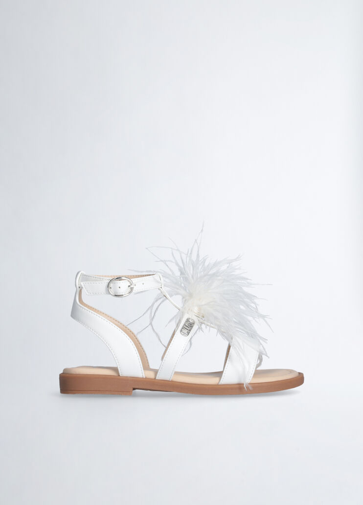 Sandals with feathers white Liu Jo - medium Sandals with feathers white Liu Jo - medium