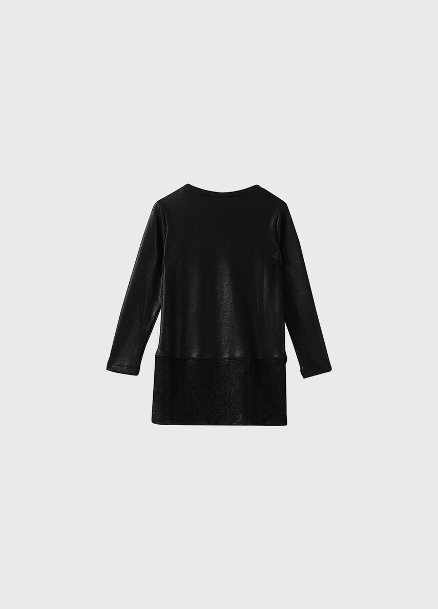 liu jo leather dress Faux leather dress