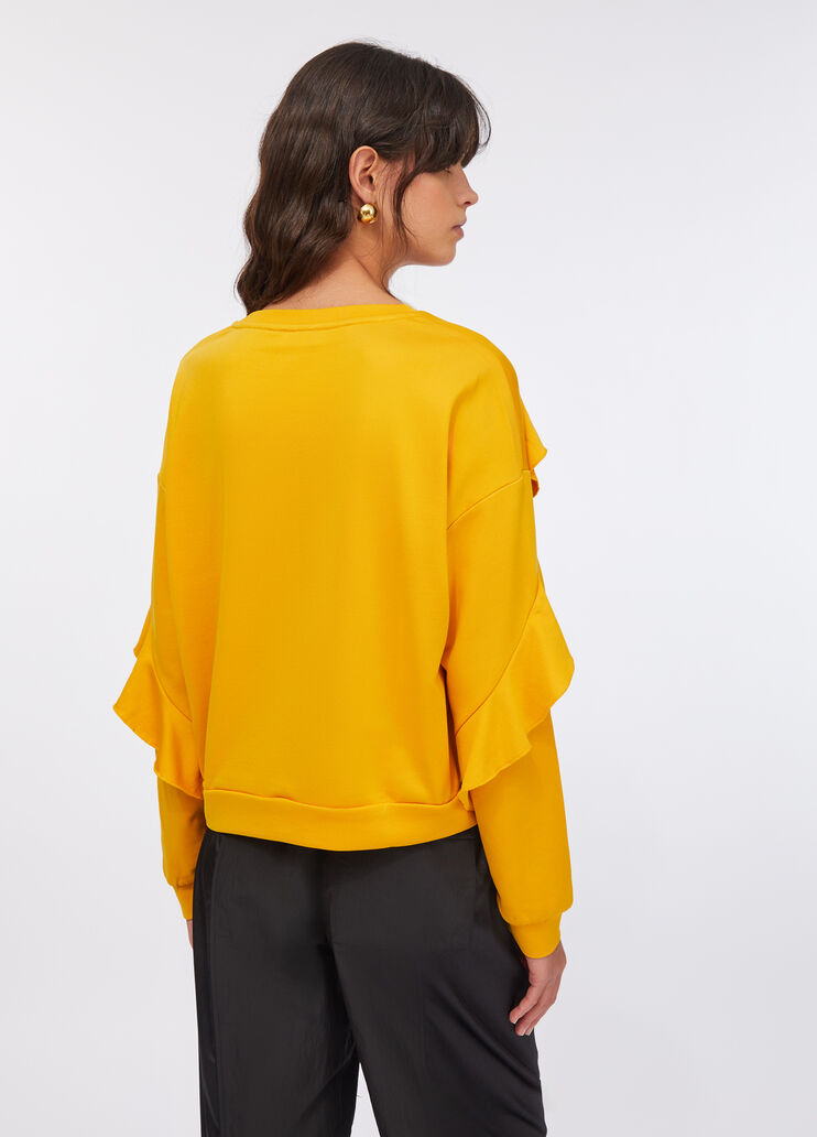 Sweat avec ruches or foncé Liu Jo - large image number 1