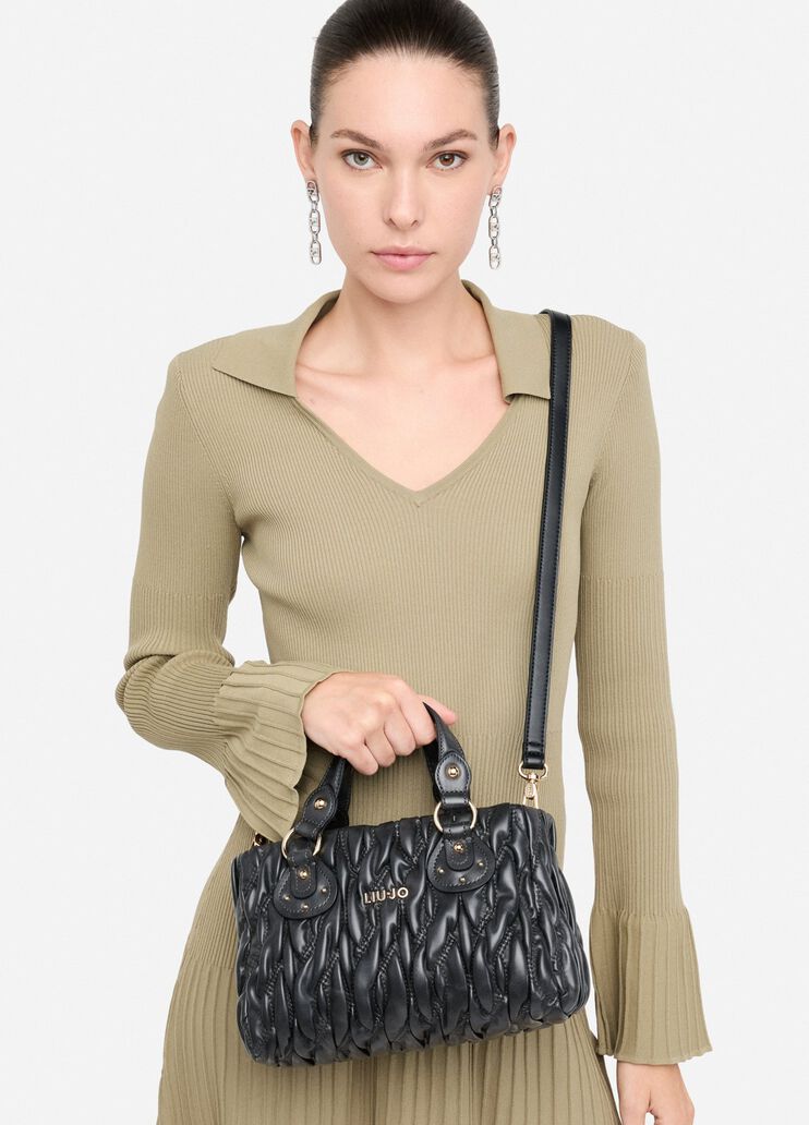 Bolso pequeño guateado  negro Liu Jo - medium Bolso pequeño guateado  negro Liu Jo - medium