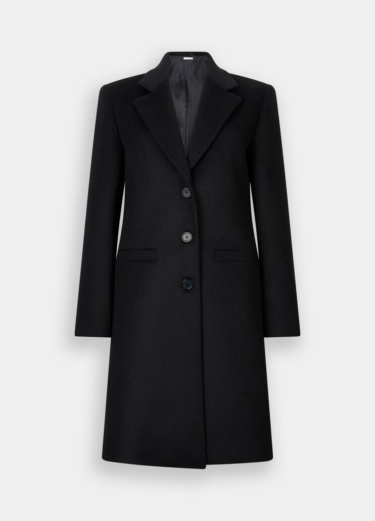 Manteau en laine noir Liu Jo - large image number 6