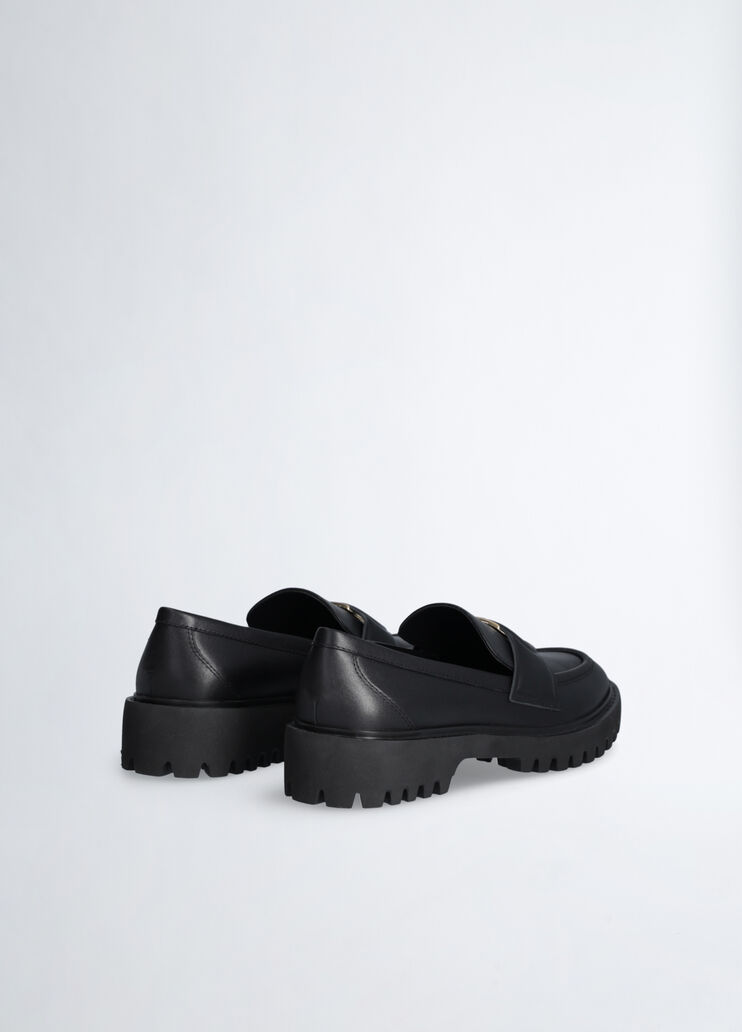 Leather moccasins black Liu Jo - large image number 3 Leather moccasins black Liu Jo - large image number 3