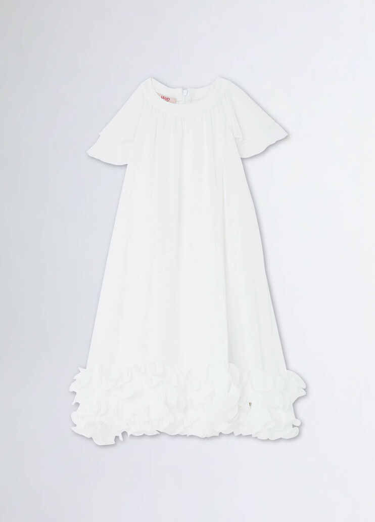 Formal dress with ruches white Liu Jo - medium Formal dress with ruches white Liu Jo - medium