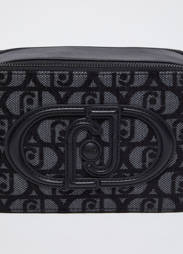 Medium jacquard crossbody bag black Liu Jo - large image number 3 Medium jacquard crossbody bag black Liu Jo - large image number 3