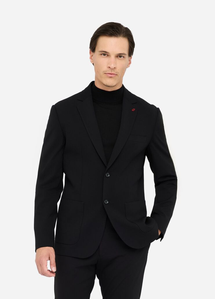 Blazer aus Jersey Schwarz Liu Jo - medium Blazer aus Jersey Schwarz Liu Jo - medium