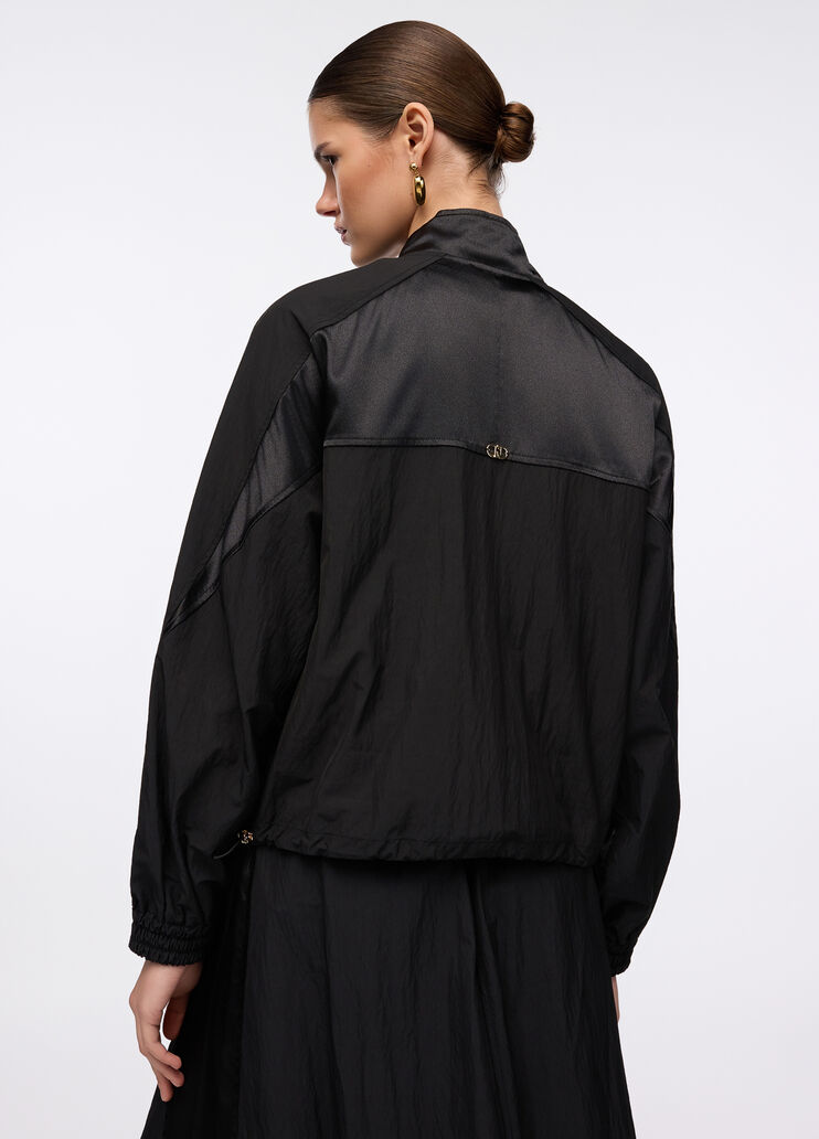 Satin bomber jacket black Liu Jo - large image number 1