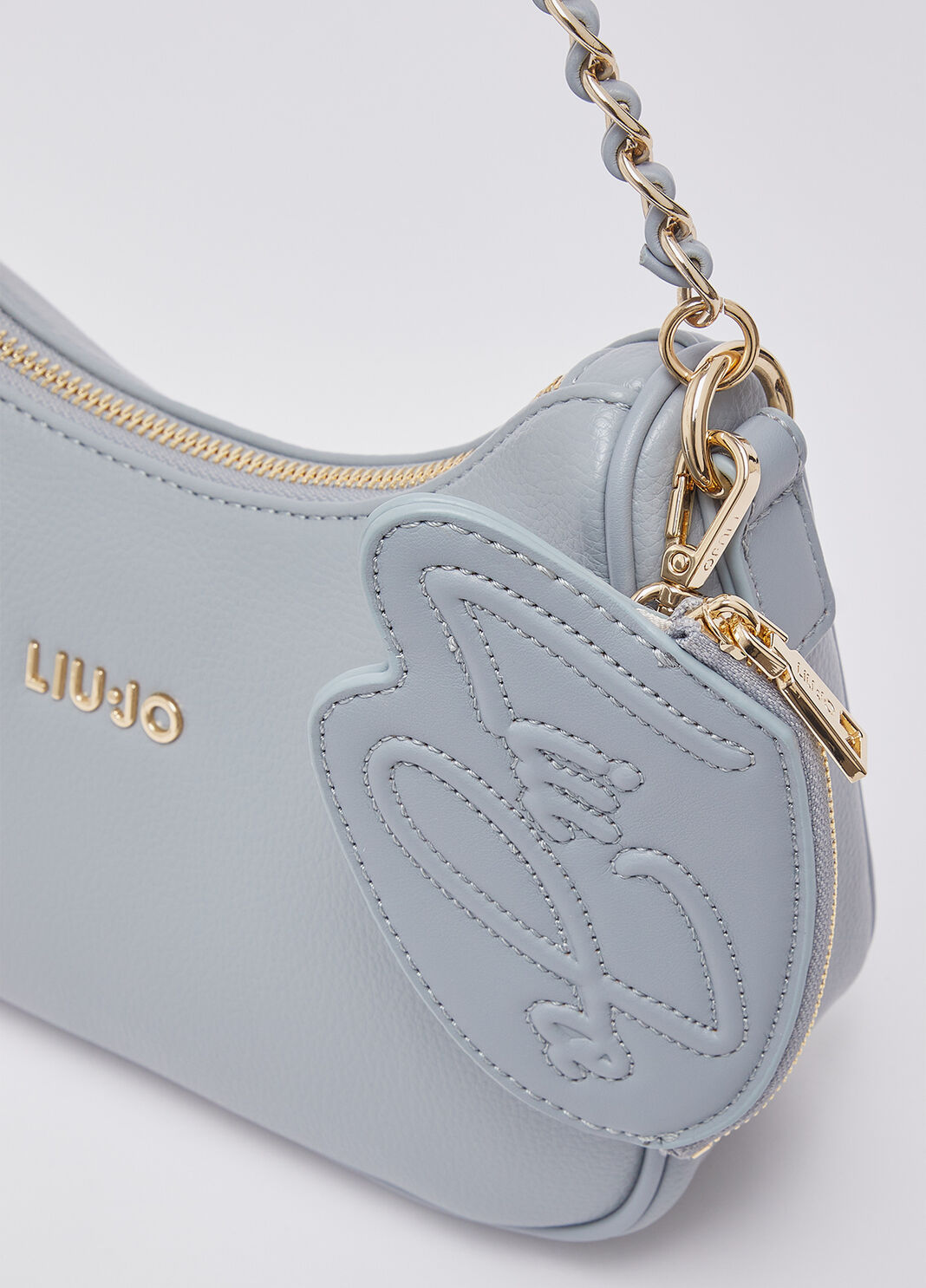 Borsa hobo piccola con portamonete azzurro Liu Jo - large image number 4
