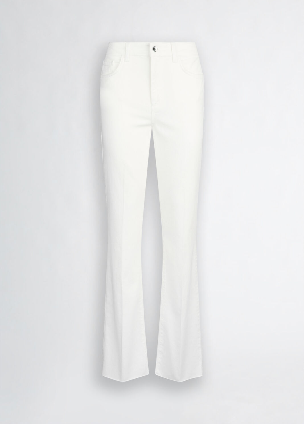 Pantalones bootcut blanco lana Liu Jo - large image number 3