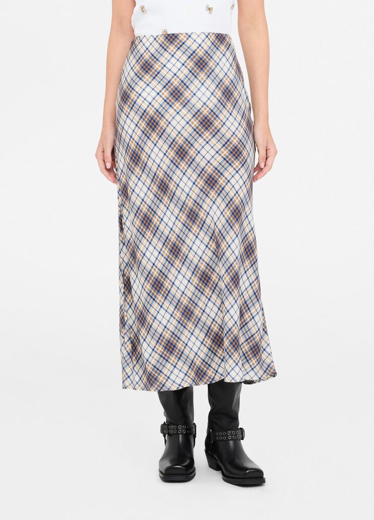 Long chequered skirt check Liu Jo - large image number 0