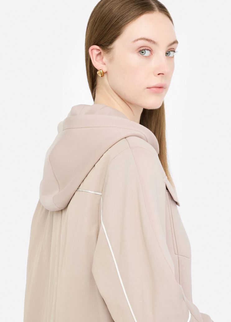 Veste en néoprène et nylon champagne Liu Jo - large image number 4