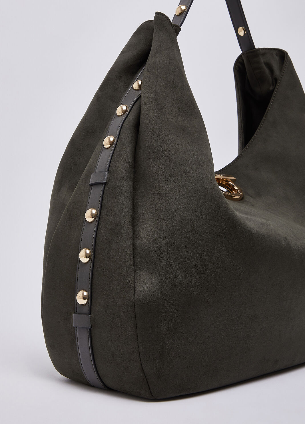 Hobo-Tasche gro&szlig; mit Nieten Dunkelgr&uuml;n Liu Jo - large image number 5