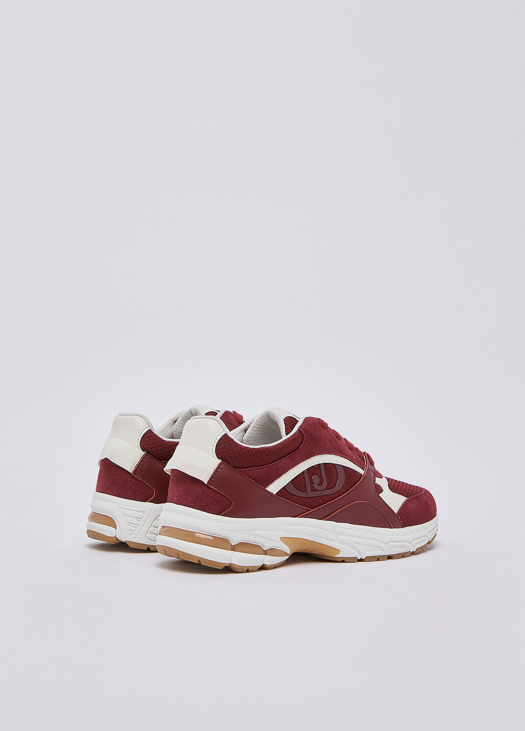 Sneakers in suede e mesh rosso ciliegia Liu Jo - large image number 2