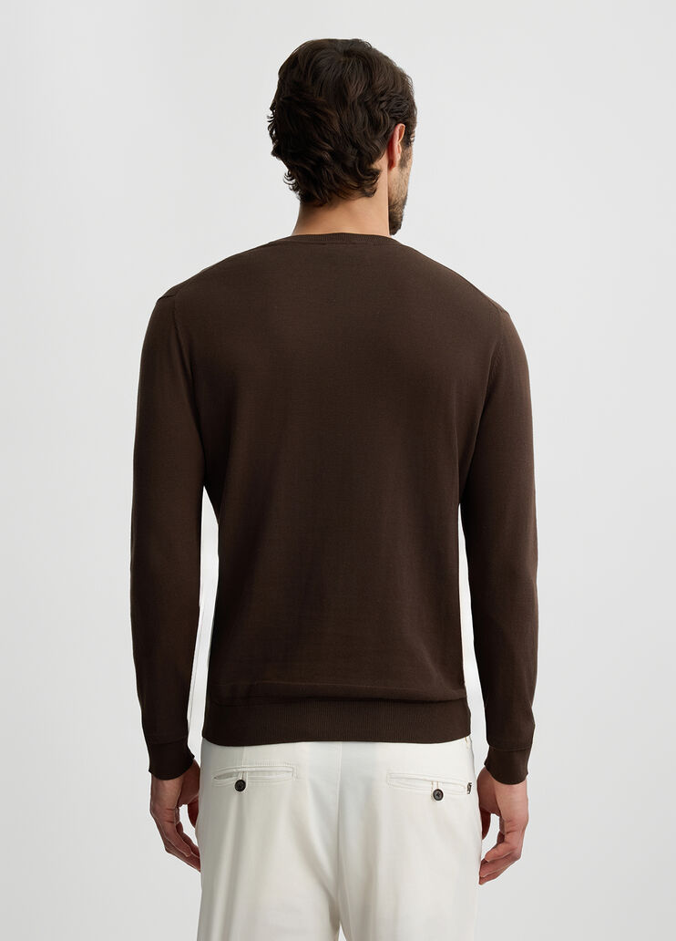 Men’s jumper chocolate Liu Jo - large image number 1 Men’s jumper chocolate Liu Jo - large image number 1