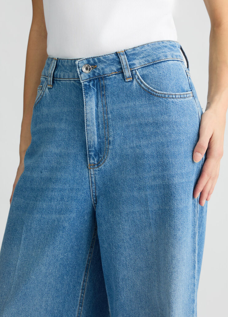 High-rise flared jeans blue denim Liu Jo - large image number 2