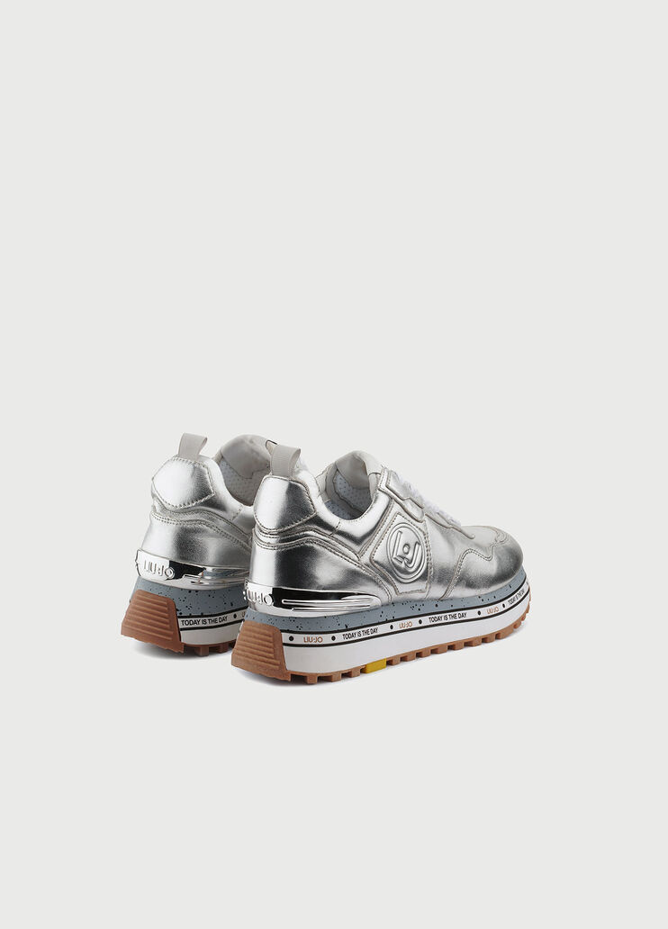 Metallic platform sneakers Silver Liu Jo - large image number 1 Metallic platform sneakers Silver Liu Jo - large image number 1