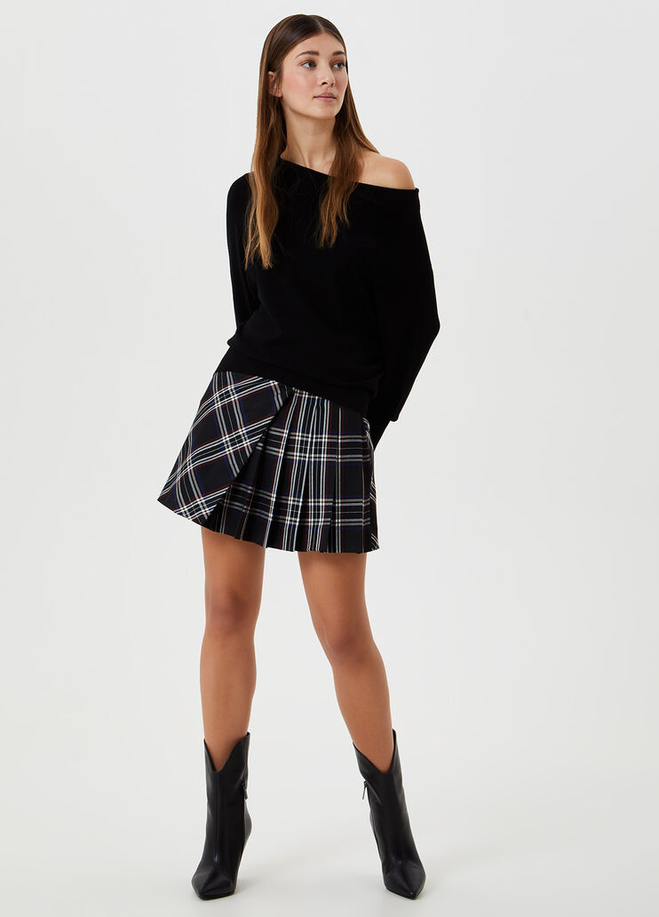 Sweater with wide neckline Black Liu Jo - large image number 3 Sweater with wide neckline Black Liu Jo - large image number 3