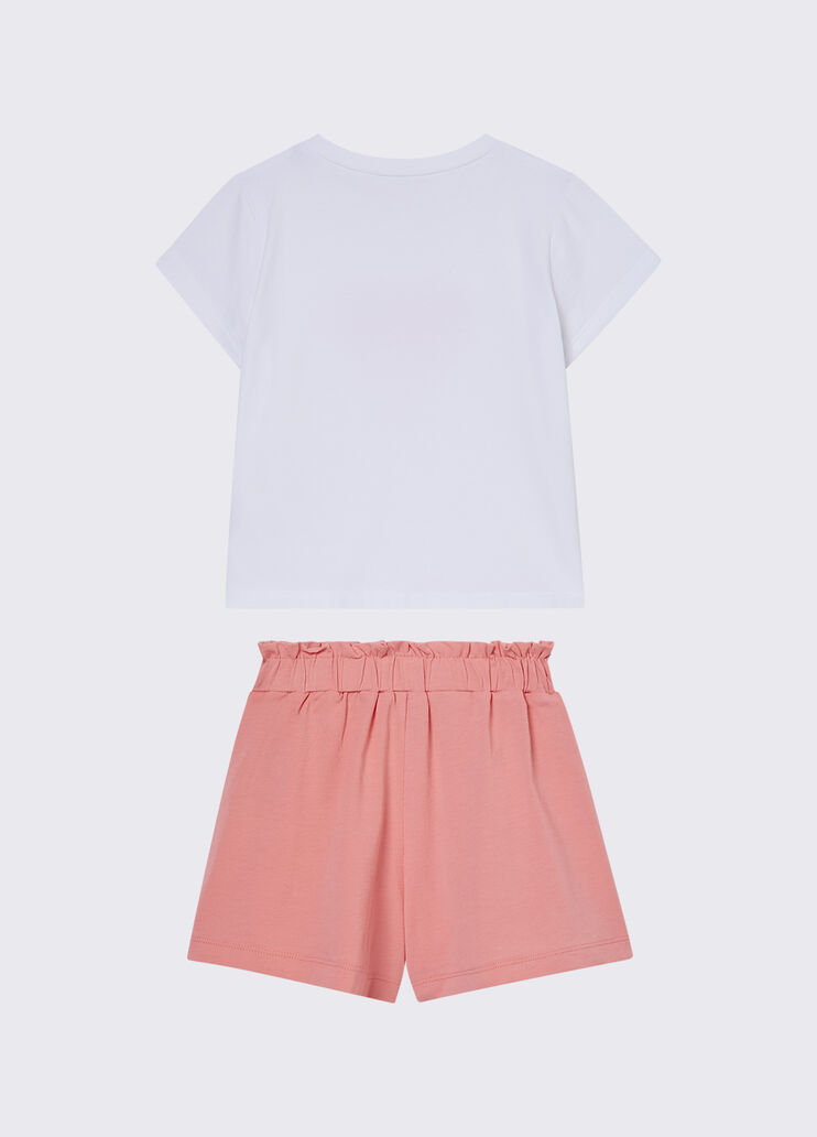 Completino t-shirt e shorts rosa Liu Jo - medium