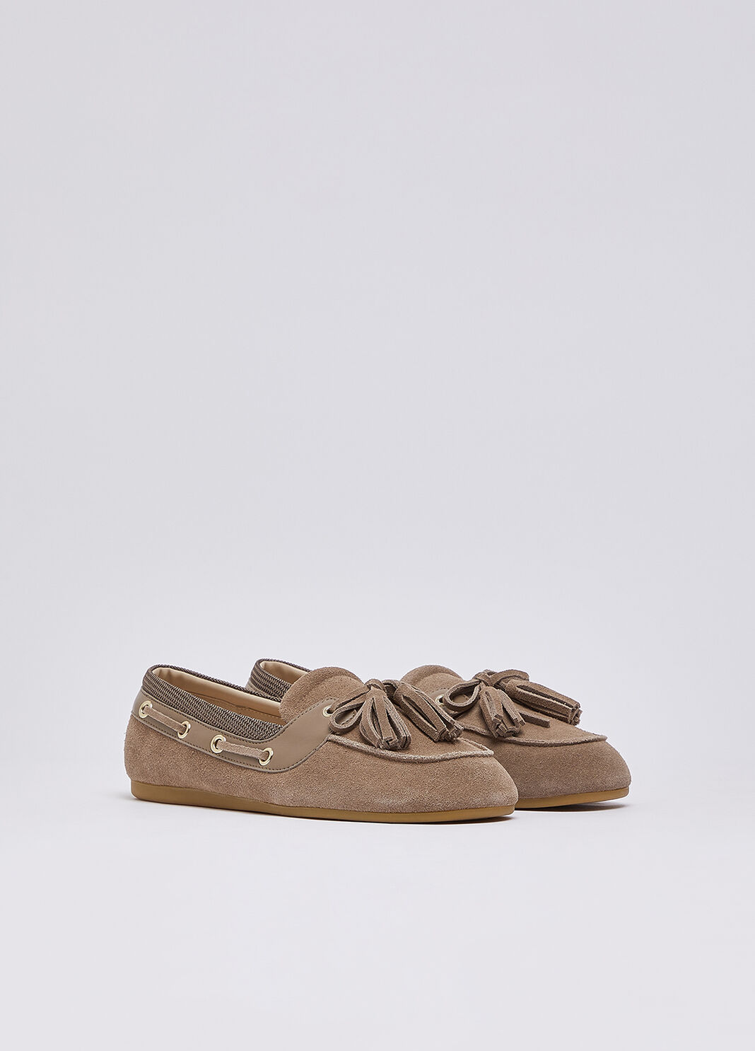 Suede loafers with tassels havana Liu Jo - large image number 1