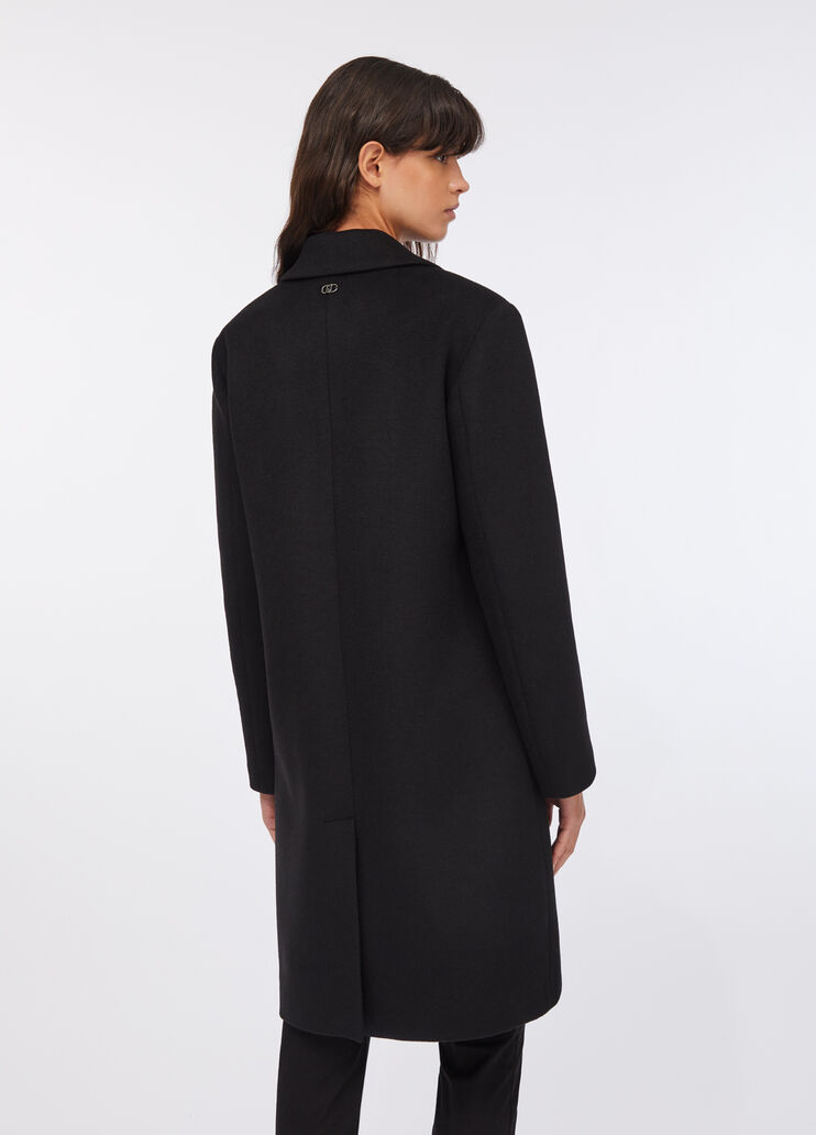 Manteau en laine noir Liu Jo - large image number 1