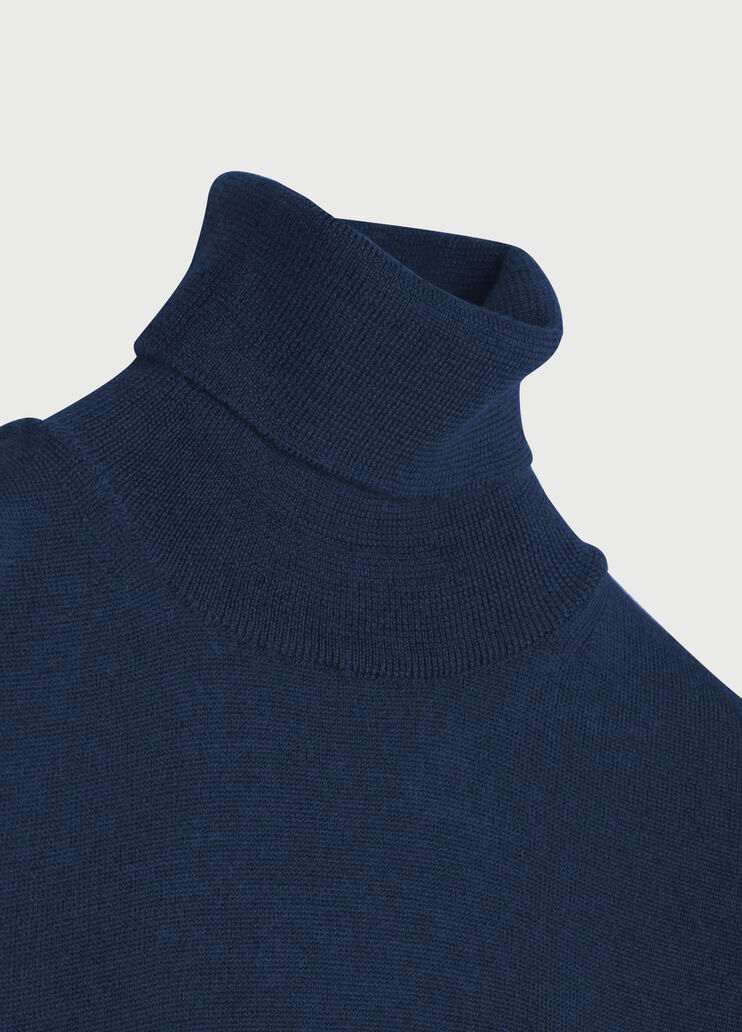 Stone wash effect turtleneck Blu scuro Liu Jo - large image number 2 Stone wash effect turtleneck Blu scuro Liu Jo - large image number 2