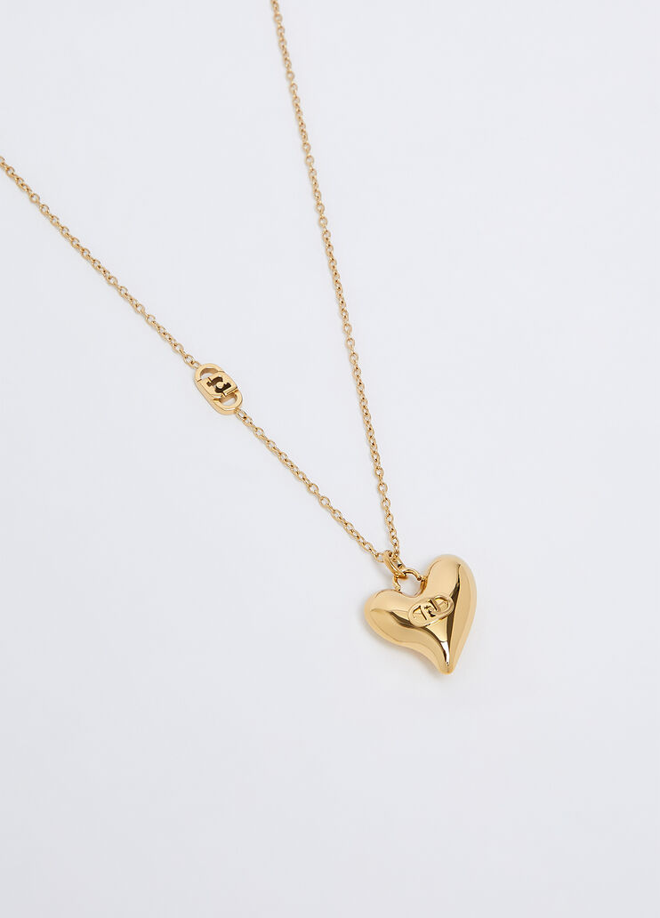 Sculptural Heart Necklace gold Liu Jo - medium