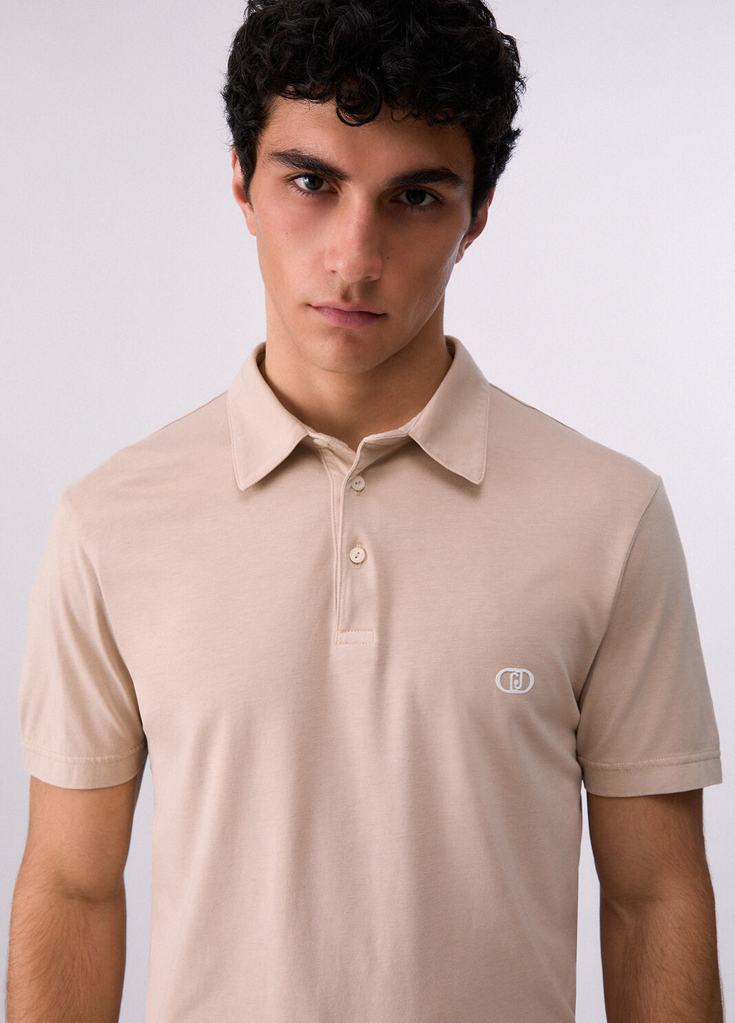 Polo coupe r&eacute;guli&egrave;re beige Liu Jo - large image number 4