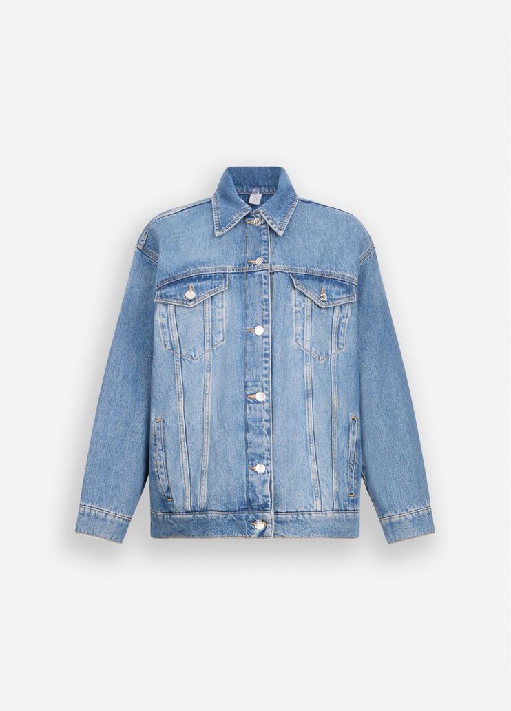 Denim jacket light blue denim Liu Jo - large image number 6