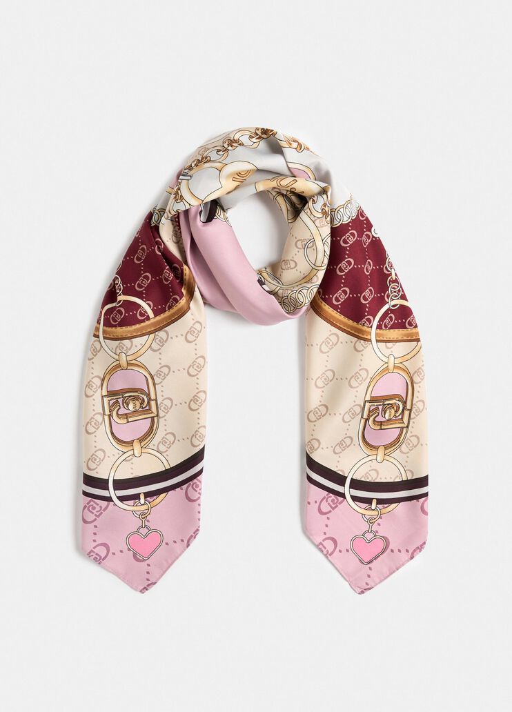 Printed foulard lilac Liu Jo - medium Printed foulard lilac Liu Jo - medium
