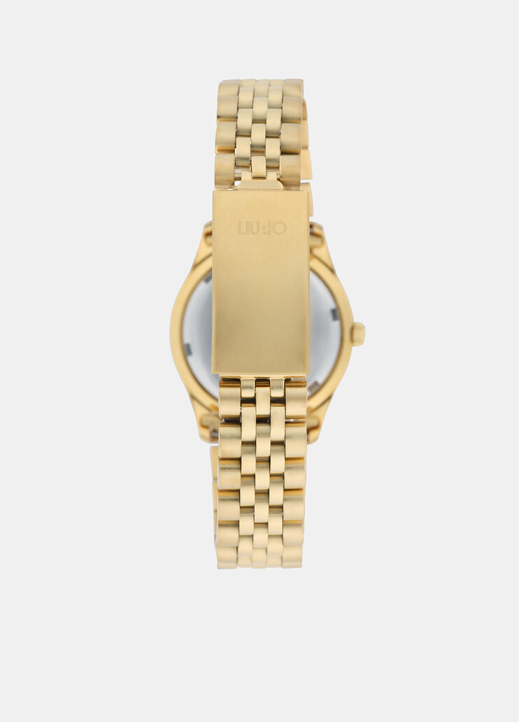 Armbanduhr aus Stahl mit Strass gold Liu Jo - large image number 1 Armbanduhr aus Stahl mit Strass gold Liu Jo - large image number 1